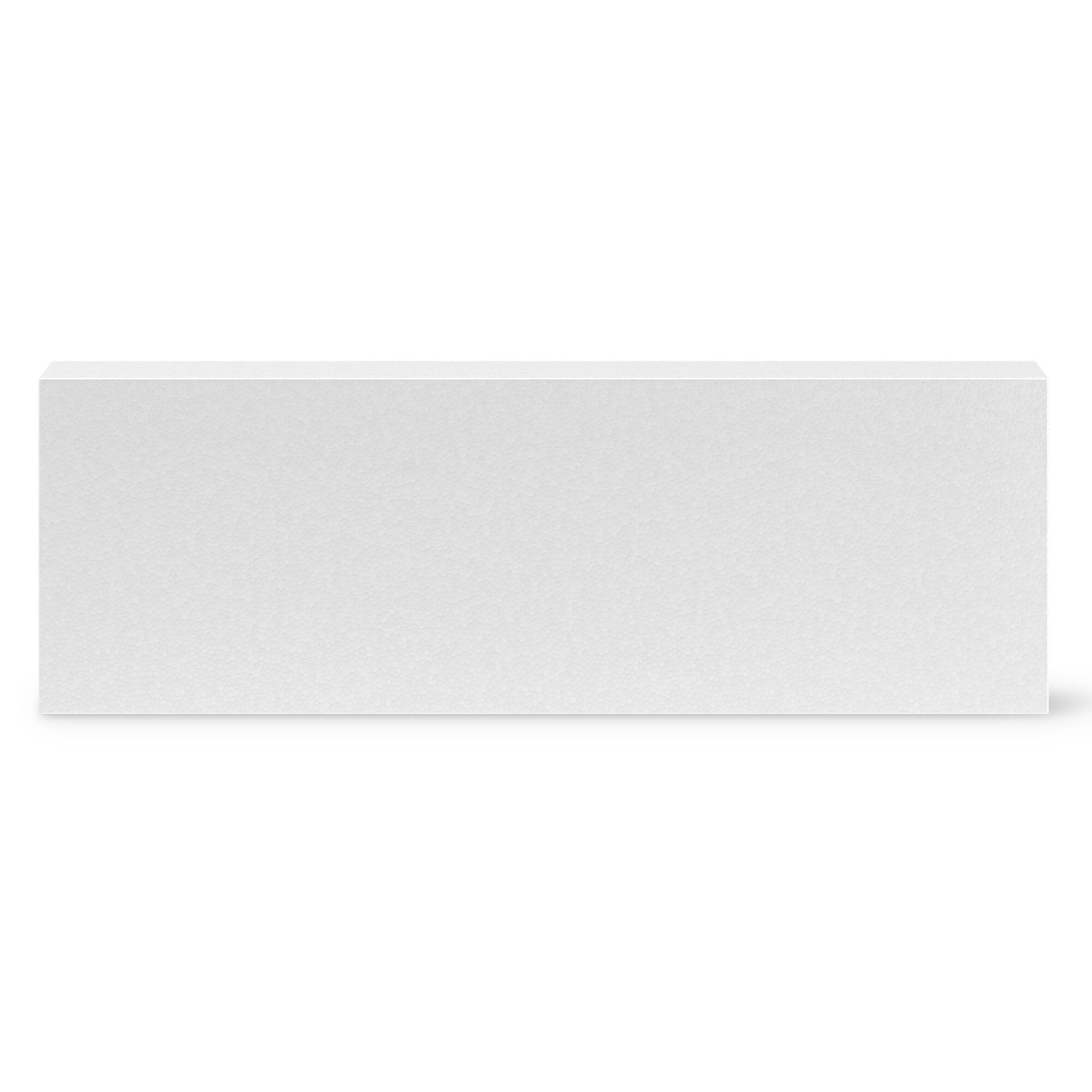 FloraCraft® SmoothFōM® 2" x 4" x 12" White Foam Block